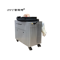 Machine de soudage, de découpe et de nettoyage au laser intégré à fibre optique portable à refroidissement par air PA-1500 pour le métal