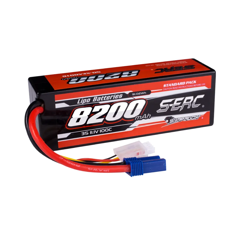 Sunpadow 100c trường hợp khó khăn 8200mAh 11.1V 3S Lipo pin với deans ec5 cắm cho RC Xe Tải xe thuyền xe tăng Buggy đua sở thích