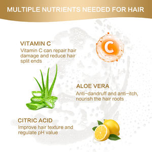 Shampooing antipelliculaire et anti-démangeaisons à la vitamine C, hydratant en profondeur, best-seller de luxe, 500 ml, adapté à tous les types de cheveux - Product Image 4