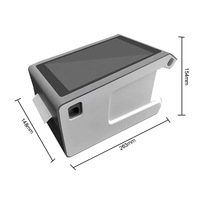 Imprimante de reçus thermique SPRT 8 pouces avec écran LCD, Android 10, découpe intégrale/demi-coupe, Wi-Fi, 72 mm, 150 mm/s, 189 DPI, Ethernet, Qualcomm MT8735