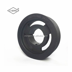 <span class=keywords><strong>Poulie</strong></span> de volant moteur professionnelle OEM Mighty Brand à courroie trapézoïdale pour charge de 40 kg à 200 kg, en fonte, 3 rainures, diamètre de pas de 250 mm - Product Image 5