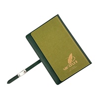 Cuaderno de oficina A5 de tapa dura de cuero PU personalizado organizador de impresión Agenda con cerrojo magnético