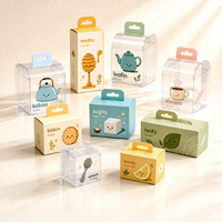 Boîte de protection en plastique transparent PET PP, épaisseur 0,35 mm, certifiée FDA, 4 pouces, pour Funko Pop Craft avec film protecteur