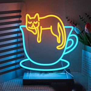 Letrero Acrílico LED de Neón <span class=keywords><strong>con</strong></span> Luz, Decoración para Cumpleaños, Bar, Festival de <span class=keywords><strong>E</strong></span>-Sports, Control por Interruptor, Alimentación USB de 5V, Letras Brillantes para Pared - Product Image 6