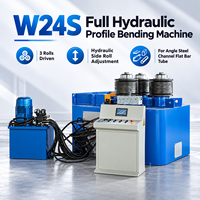 Machine de formage et de pliage de tôles métalliques entièrement hydraulique W24S pour bandes ou profilés