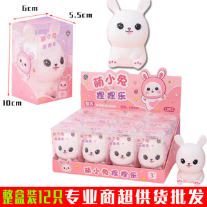 Juguete Antiestrés <span class=keywords><strong>de</strong></span> Conejito <span class=keywords><strong>de</strong></span> Dibujos Animados HY Toys12, Juguete <span class=keywords><strong>de</strong></span> Redes Sociales para Apretar y Aliviar el Estrés, Solo con Música, Solo para Niños, Tipo <span class=keywords><strong>de</strong></span> Producto: Piruleta - Product Image 3