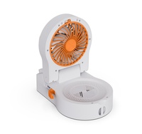 Mini ventilateur carré motorisé, haute vitesse, réglable, portable, pour le camping, avec ventilateurs rechargeables par USB