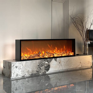 <span class=keywords><strong>Cheminée</strong></span> électrique <span class=keywords><strong>murale</strong></span> encastrée, <span class=keywords><strong>cheminée</strong></span> décorative d'intérieur, flamme LED réaliste, décoration pour salon - Product Image 1