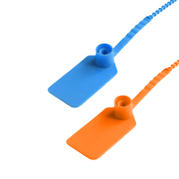 Étiquette de sécurité en plastique numérotée personnalisée anti-effraction, attache de cargaison à serrage progressif ST-PS-3001