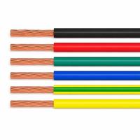 Fil électrique flexible BV BVR à conducteur en cuivre 2,5 mm 4 mm, câble ignifuge pour câblage intérieur