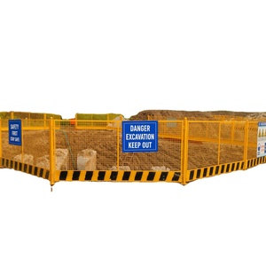 Cercas para Obras de Construcción, Barrera de Seguridad Temporal para Exteriores, Barrera de Aislamiento de Seguridad para Obras Viales - Product Image 1