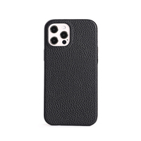 Coque de téléphone portable en cuir véritable, motif litchi, Style professionnel de haute qualité, accessoires pour iPhone 12, offre spéciale