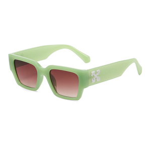 Mode ins carré designer lunettes de soleil femmes hommes classique couleur bonbon lunettes de soleil pour dames uv400 haute qualité lunettes de luxe - Product Image 6