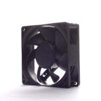 Ventilateur de refroidissement axial DC haute vitesse 8025 80x80x25mm à roulement à manchon/bille 5V 12V 24V pour ventilation et évacuation des armoires et châssis PC