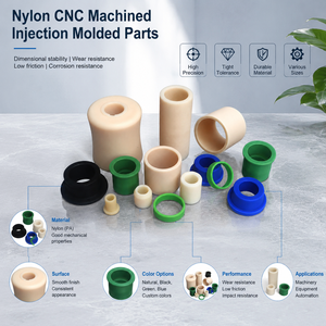 Componentes de Ingeniería de Precisión de Plástico de Poliamida de Alta Resistencia PA66 <span class=keywords><strong>MC</strong></span>, Piezas Mecanizadas por CNC, Fabricación y Procesamiento - Product Image 3