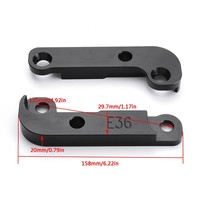 Adaptateur en aluminium augmentant l'angle de braquage d'environ 25% Kit de verrouillage de dérive pour BMW