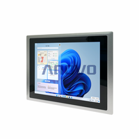 PC industriel OEM ODM avec écran LCD 12,1 pouces, tactile résistif HD, 8 ports USB, affichage publicitaire, fixation murale VESA
