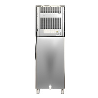 Machine à glaçons commerciale entièrement automatique, économe en énergie, en acier inoxydable, refroidie par air, haute productivité, production quotidienne de 130 kg, pour restaurants