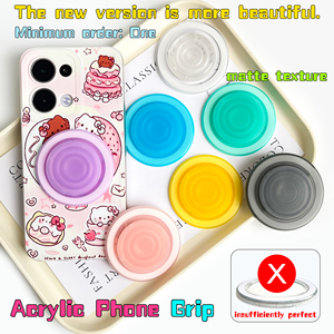 Sevimli Poppings tasarım özel Logo yüzük telefon soketi ile özelleştirilmiş manyetik cep telefon tutamağı - Product Image 2