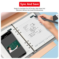 Cadeaux d'affaires personnalisés, carnet intelligent avec stylo intelligent, carnet intelligent avec stylo intelligent, carnet de croquis avec IA, carnet de notes réutilisable à haute efficacité, stylo intelligent avec IA
