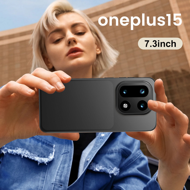 2026 New One Plus15 Smartphone 16GB+1TB 7.3 Big Screen Android 15 Deca-Core Global Sales
