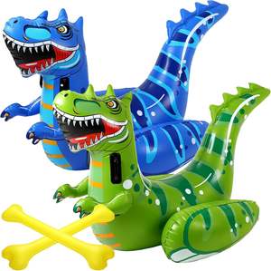 Jouets de piscine gonflables en PVC pour enfants et adultes, jeu de combat de dinosaures flottant pour la piscine - Product Image 3