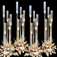 Chandelier en acrylique décor de table accessoires indiens de fête d'anniversaire centres de table et décorations de table bougeoir artisanal