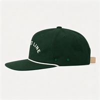 Gorra Snapback Vintage con Logotipo Personalizado Bordado, 6 Paneles, Correa Trasera de Cuero Premium, Gorra Plana para Hombre, Informal, para Fiestas, Cuatro Estaciones