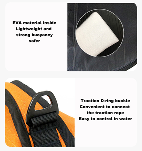 سترة نجاة صيفية آمنة للكلاب، ملابس محمولة للكلاب، سترة سباحة للحيوانات الأليفة مناسبة للجراء - Product Image 2