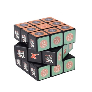 Özel kendi logo 3x3 hız sihirli küp 3x3x3 premium kalite diy eğitim 3d <span class=keywords><strong>3</strong></span> katmanlı bulmaca küp oyuncak promosyon için - Product Image 1