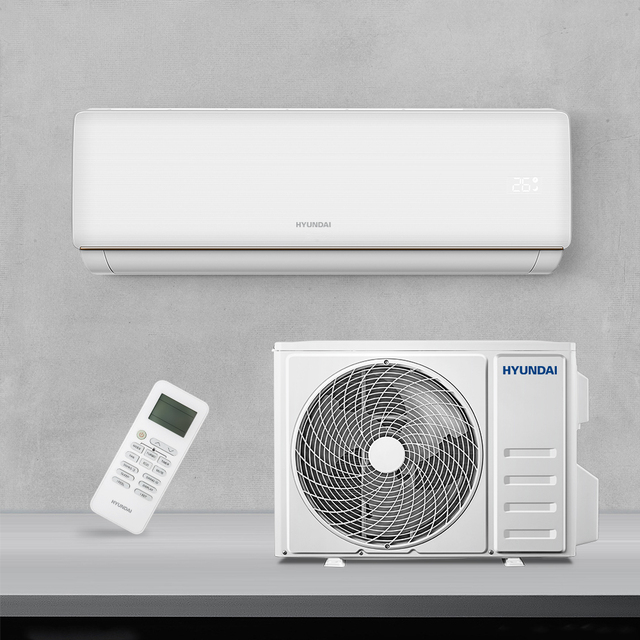 HYUNDAI 12000 Btu Eco-Friendly Split AC Fixed Frequency Climate air Conditioner with R410A Air Conditioning Type