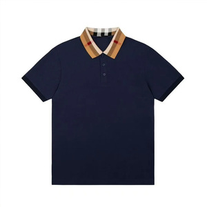 Camicia da uomo Unisex estiva Polo di buona qualità tessuto morbido traspirante con Logo ricamato manica corta stesso stile di Polo maschile - Product Image 3