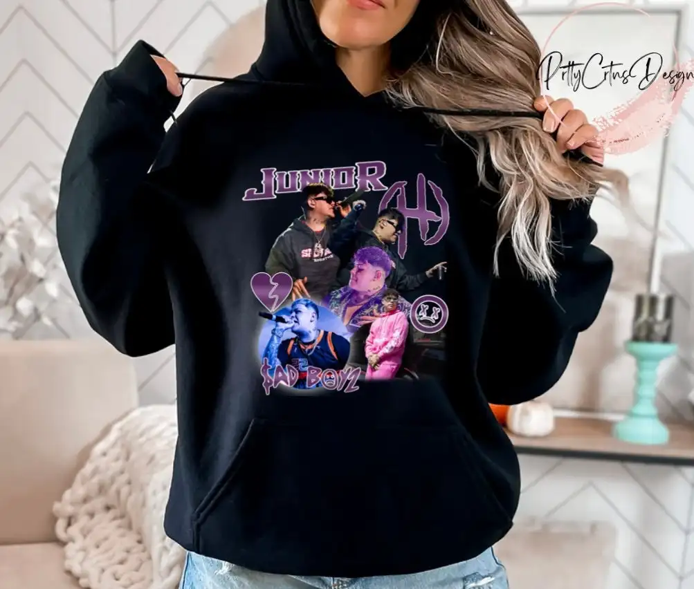 Precio barato al por mayor Junior H Merch Sad Boyz Sudadera con capucha sudaderas de Junior H camisas personalizar sudaderas con capucha con su logotipo