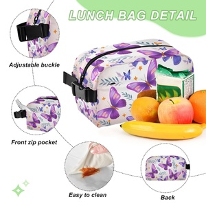 Small Portable Cooler Bag Custom Logo Cute Design Waterproof Material Aluminum Foil Insulated Thermal Lunch Food - Product Image 4