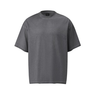 Camiseta de Manga Corta para Hombre, Personalizada, 100% Algodón, Lisa, Transpirable, Absorbente de Humedad, Estilo Retro Americano, Lavada, Desgastada, Corte Holgado - Product Image 3