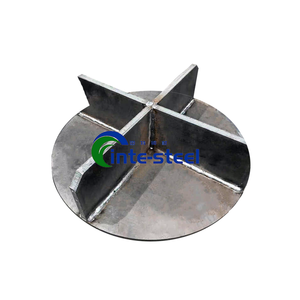 Mendukung kustomisasi ujung tumpukan pipa Cap Q235 baja karbon melingkar berbentuk silang tumpukan ujung - Product Image 2