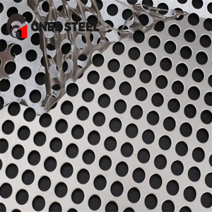 Malla metálica perforada decorativa de hoja perforada de acero inoxidable 304 316 de alta calidad para exteriores - Product Image 3