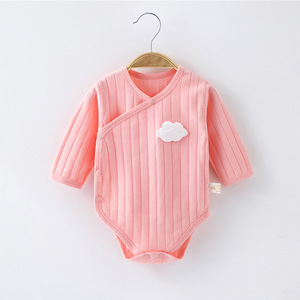 Combinaison bébé en pur coton à manches longues, design triangulaire, pour nouveau-né, à porter au printemps et en automne, tailles 52, 59, 66, 73, 80 cm, classe de sécurité A - Product Image 3