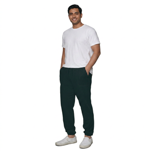 Pantalones Deportivos Ligeros de Algodón para Hombre con Bolsillos Laterales, Logotipo Personalizado, Pantalones Deportivos Apilados, Tallas Grandes 4X 5X - Product Image 1