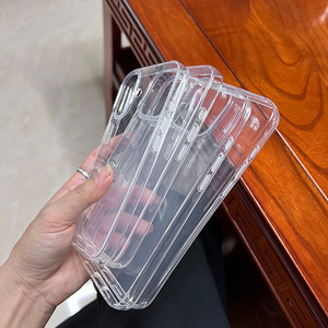 Mềm 2.0mm TPU trong suốt rõ ràng điện thoại trường hợp bìa cho <span class=keywords><strong>iPhone</strong></span> 16 Pro Max XS 15 14 13 chống sốc bảo vệ điện thoại di động trường hợp - Product Image 5