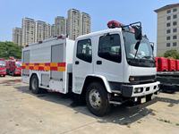 Camion de pompiers blanc neuf 2024, extincion d'incendie d'urgence, véhicule spécial pour pompiers