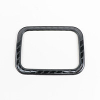 Accessoires de garniture intérieure Tcart en fibre de carbone pour sortie d'air, porte, support de gobelet et accoudoir pour Mercedes Benz Classe C C260L C200L