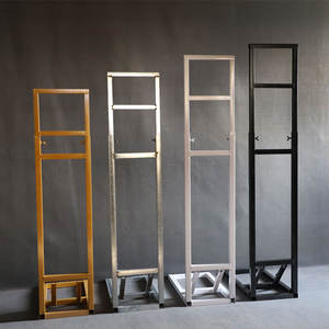 Offre Spéciale Arche de Célébration Ajustable en Hauteur, Support d'Affiche Pliable et Portable en Panneau KT, Étagère pour Fond de Scène de Mariage - Product Image 5