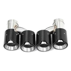 SYPES uitlaatpijpen voor BMW F06 F10 F11 535i 535d 640d 640i carbon fiber uitlaatsierstukken <span class=keywords><strong>M</strong></span> Performance systeem quad uitlaatpijpen - Product Image 1