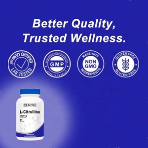 Cápsulas de L-Citrulina OEMODM, Suplemento de Óxido Nítrico para Adultos, Pre, Post e Intra Entrenamiento - Product Image 5