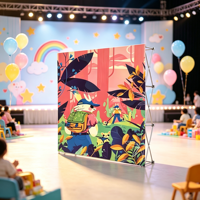 Support publicitaire pliable robuste en tissu pour bannière de promotion et activités commerciales – Prix usine