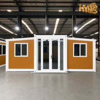 Kit de maison conteneur avec structure en acier noir, revêtement imitation bois, 20 pieds, 40 pieds, pliable, extensible, moderne, étanche, résistant au vent, appartement