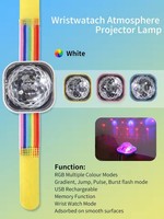 Mini Lámpara LED de Discoteca USB, Luz de Escenario Activada por Sonido, Lámpara de Fiesta RGB Portátil y Compacta, Luz Ambiental para Coche, Conexión Plug and Play