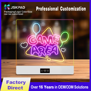 Nhà máy trực tiếp chơi game phòng trang trí nội thất sáng tạo bảng ánh sáng cảm ứng điều khiển màu sắc thay đổi có thể gập lại đứng dẫn vẽ hội đồng quản trị - Product Image 2