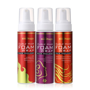 Tùy Chỉnh Tóc Xoăn Điều Trị Phong Cách Sản Phẩm Mouss Rượu Miễn Phí Nhãn Hiệu Riêng Curling Tóc Mousse Tạo Kiểu Tóc Bọt - Product Image 6